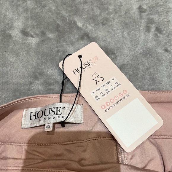 NWT House of CB Blush Pink Mermaid Skirt - Picture 6 of 6